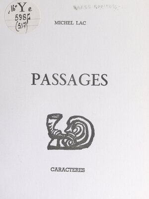 cover image of Passages